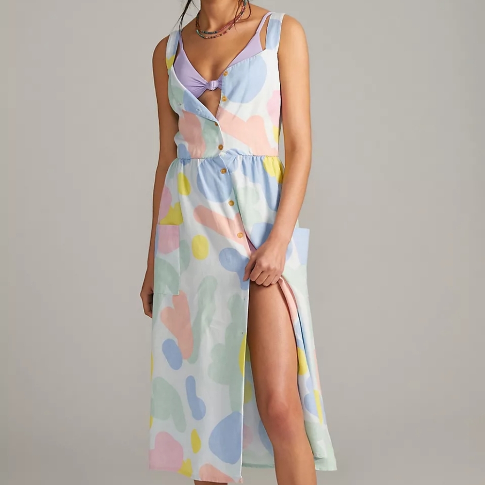 Bobo Choses Buttonfront Maxi Dress